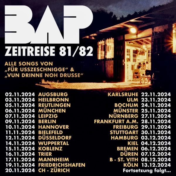Tickets für BAP Festivals & Tour 2023/2024