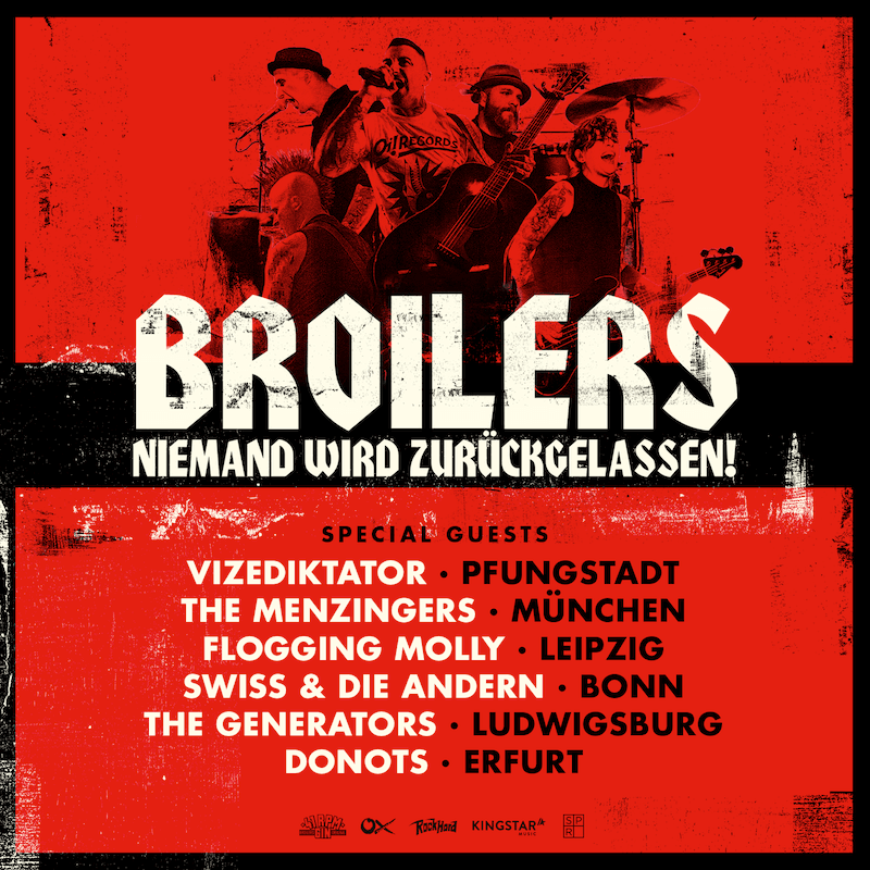 Tickets für Broilers Festivals & Tour 2023/2024
